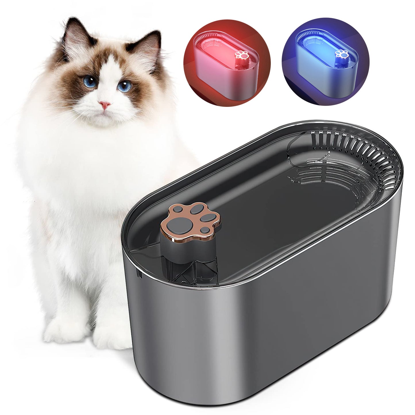 自動給水器 3L 猫犬用 USB式 高性能フィルター付